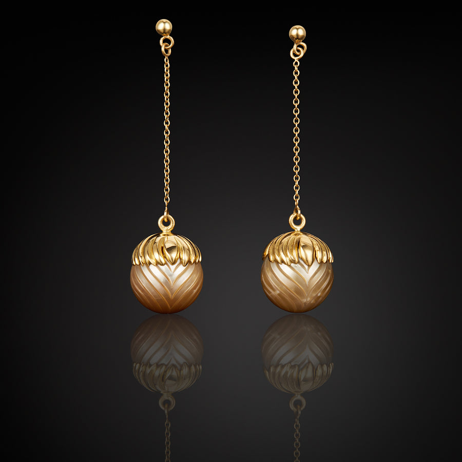 Darya Golden Earrings